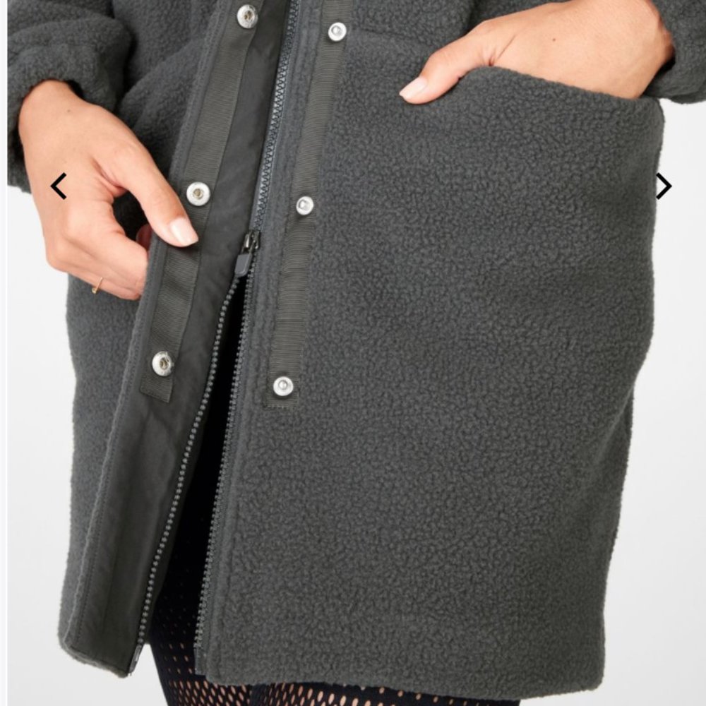 Fabletics Fleece Coat View 2